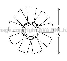 AVA REB112 Fan impeller REB112: Buy near me in Poland at 2407.PL - Good price!