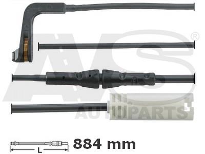 AVS Autoparts 340780 Warning Contact, brake pad wear 340780: Buy near me in Poland at 2407.PL - Good price!