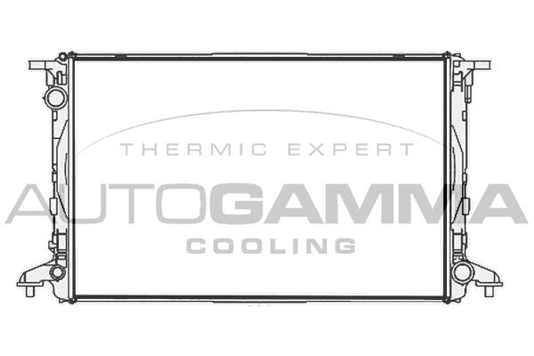 Autogamma 107911 Радіатор, система охолодження двигуна 107911: Приваблива ціна - Купити у Польщі на 2407.PL!
