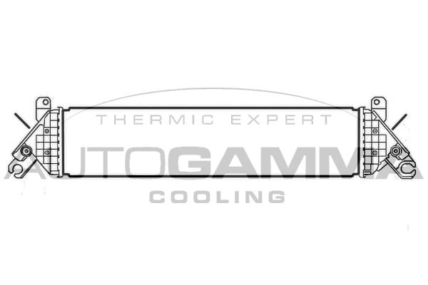 Autogamma 107912 Intercooler, charger 107912: Buy near me in Poland at 2407.PL - Good price!