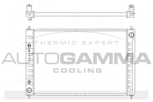 Autogamma 110012 Radiator, engine cooling 110012: Buy near me in Poland at 2407.PL - Good price!