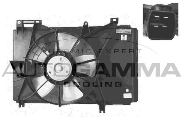 Autogamma GA228305 Fan, radiator GA228305: Buy near me in Poland at 2407.PL - Good price!