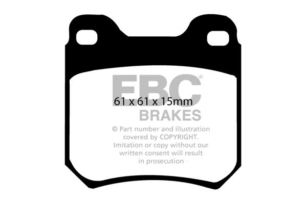 EBC DP675 Brake Pad Set, disc brake DP675: Buy near me in Poland at 2407.PL - Good price!