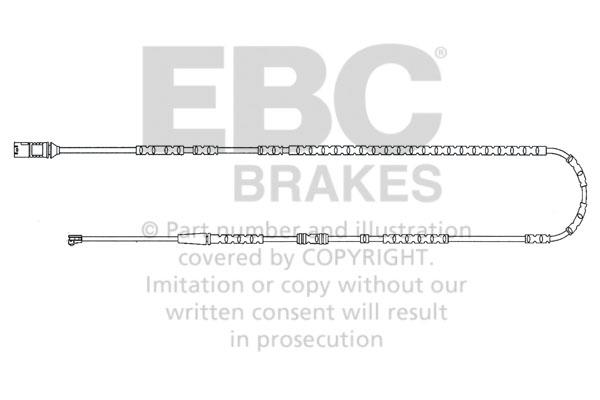EBC EFA145 Warning contact, brake pad wear EFA145: Buy near me in Poland at 2407.PL - Good price!
