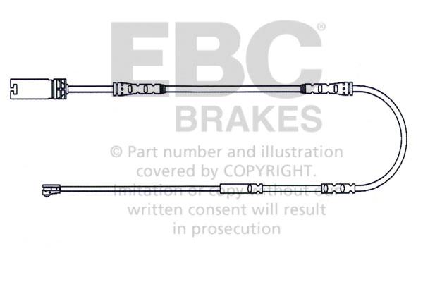 EBC EFA131 Warning contact, brake pad wear EFA131: Buy near me in Poland at 2407.PL - Good price!