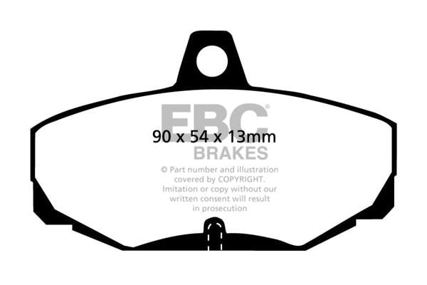 EBC DP617 Brake Pad Set, disc brake DP617: Buy near me in Poland at 2407.PL - Good price!