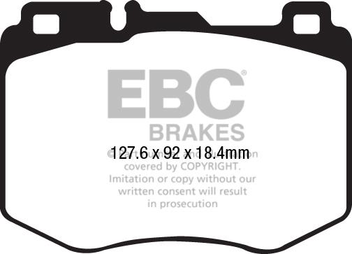 EBC DPX2210 Brake Pad Set, disc brake DPX2210: Buy near me in Poland at 2407.PL - Good price!