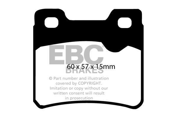 EBC DP761 Brake Pad Set, disc brake DP761: Buy near me in Poland at 2407.PL - Good price!