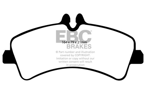 EBC DP1929 Brake Pad Set, disc brake DP1929: Buy near me in Poland at 2407.PL - Good price!