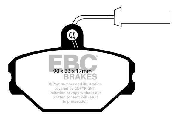 EBC DP718 Тормозные колодки дисковые, комплект DP718: Отличная цена - Купить в Польше на 2407.PL!