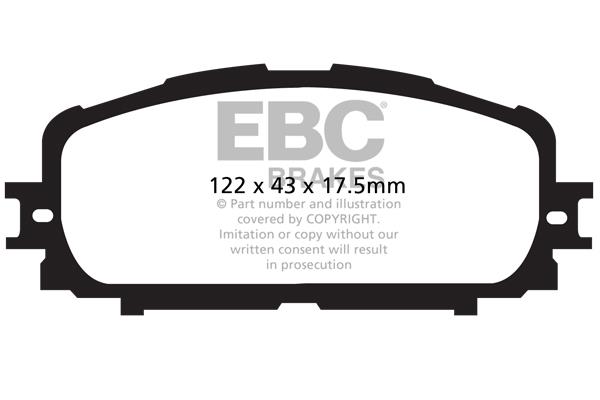 EBC DP1897 Тормозные колодки дисковые, комплект DP1897: Отличная цена - Купить в Польше на 2407.PL!