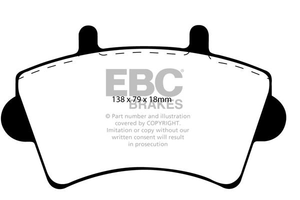 EBC DP1386 Тормозные колодки дисковые, комплект DP1386: Отличная цена - Купить в Польше на 2407.PL!