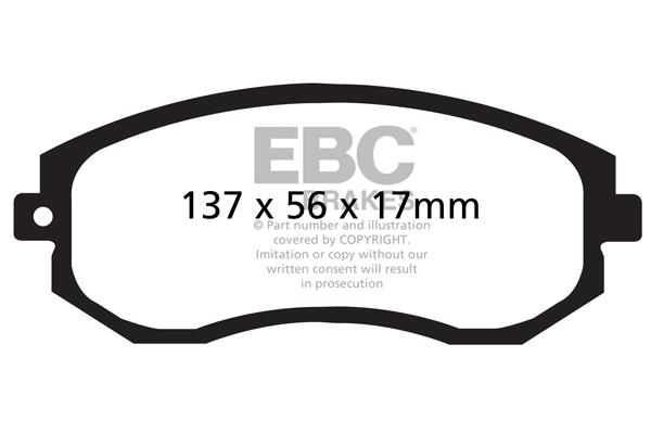 EBC DP1884 Тормозные колодки дисковые, комплект DP1884: Отличная цена - Купить в Польше на 2407.PL!
