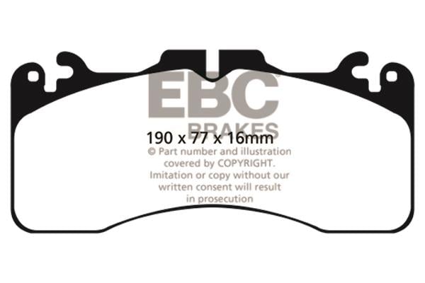 EBC DP1867 Brake Pad Set, disc brake DP1867: Buy near me in Poland at 2407.PL - Good price!