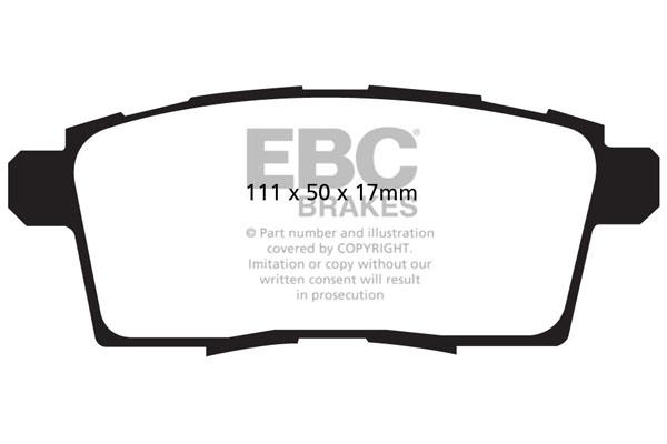 EBC DP1795 Brake Pad Set, disc brake DP1795: Buy near me in Poland at 2407.PL - Good price!