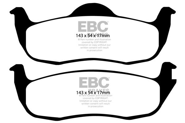 EBC DP1745 Тормозные колодки дисковые, комплект DP1745: Отличная цена - Купить в Польше на 2407.PL!