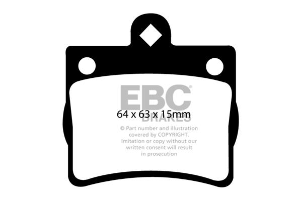EBC DP1135 Тормозные колодки дисковые, комплект DP1135: Отличная цена - Купить в Польше на 2407.PL!