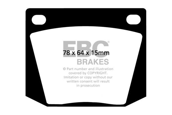 EBC DP169 Brake Pad Set, disc brake DP169: Buy near me in Poland at 2407.PL - Good price!