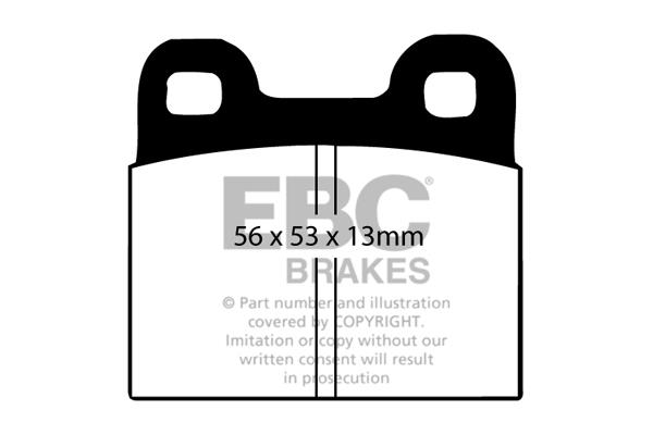 EBC DP105/4 Brake Pad Set, disc brake DP1054: Buy near me at 2407.PL in Poland at an Affordable price!