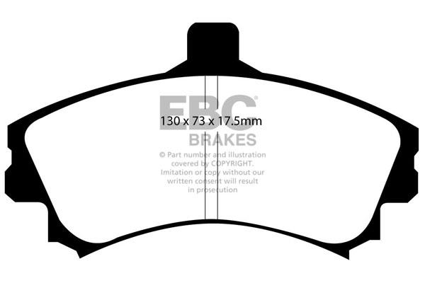 EBC DP1564 Brake Pad Set, disc brake DP1564: Buy near me in Poland at 2407.PL - Good price!