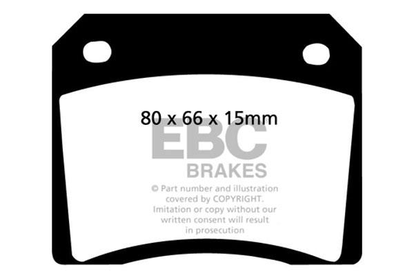 EBC DP101 Brake Pad Set, disc brake DP101: Buy near me in Poland at 2407.PL - Good price!