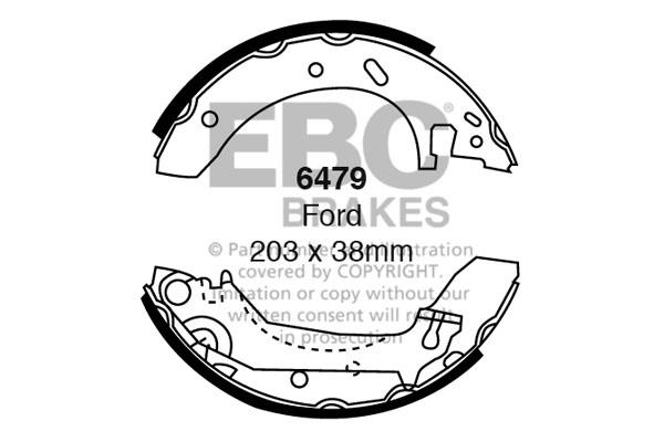 EBC 6479 Brake shoe set 6479: Buy near me in Poland at 2407.PL - Good price!