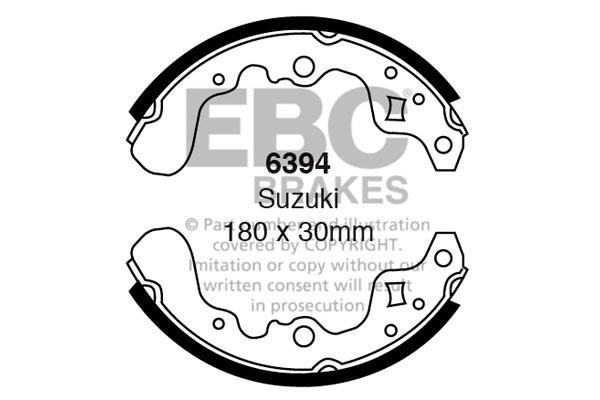 EBC 6394 Brake shoe set 6394: Buy near me in Poland at 2407.PL - Good price!