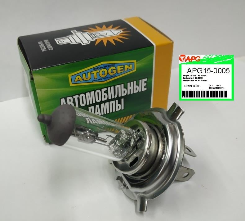 APG APG15-0005 Halogen lamp 12V H4 60/55W APG150005: Buy near me at 2407.PL in Poland at an Affordable price!
