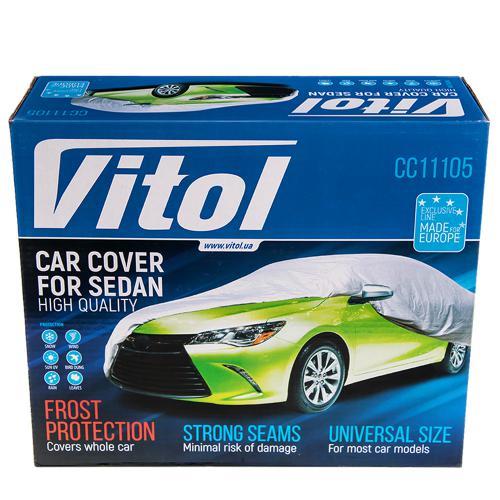 Vitol F 170T/F 14062 L Car cover L/Polyester/grey/482x178x119 F170TF14062L: Buy near me in Poland at 2407.PL - Good price!