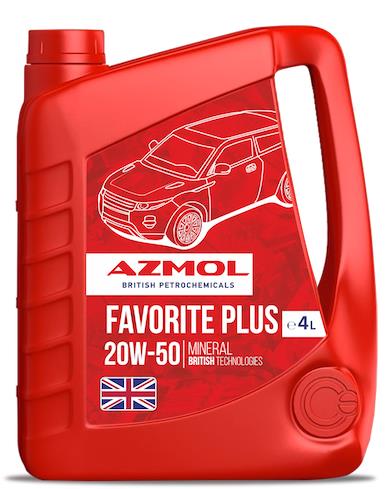 Azmol AZMOL FAVORITE PLUS 20W-50, 4 Л Engine oil AZMOL Favorite Plus 20W-50, 4L AZMOLFAVORITEPLUS20W504: Buy near me at 2407.PL in Poland at an Affordable price!