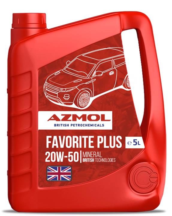 Azmol AZMOL FAVORITE PLUS 20W-50, 5 Л Engine oil AZMOL Favorite Plus 20W-50, 5L AZMOLFAVORITEPLUS20W505: Buy near me in Poland at 2407.PL - Good price!