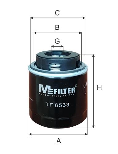 M-Filter TF 6533 Oil Filter TF6533: Buy near me in Poland at 2407.PL - Good price!