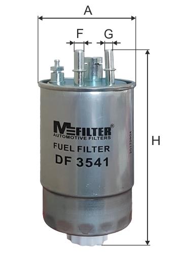 M-Filter DF 3541 Фільтр палива DF3541: Приваблива ціна - Купити у Польщі на 2407.PL!
