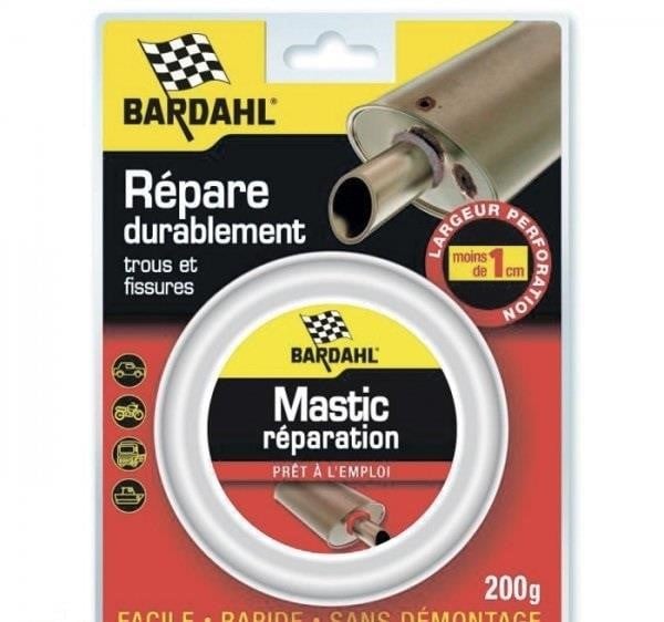 Bardahl 4921 Exhaust Repair Sealant Bardahl Mastic Reparation Echappement, damage up to 1cm, 200 g 4921: Buy near me in Poland at 2407.PL - Good price!