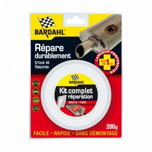 Bardahl 4922 Exhaust Repair Sealant Bardahl Mastic Reparation Echappement, damage over 1cm, 200 g 4922: Buy near me at 2407.PL in Poland at an Affordable price!