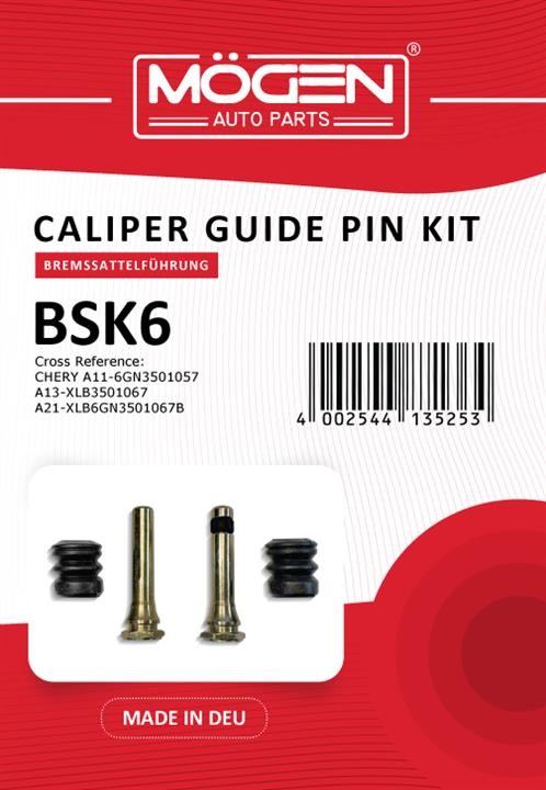Mogen BSK6 Sleeve guide brake caliper BSK6: Buy near me in Poland at 2407.PL - Good price!