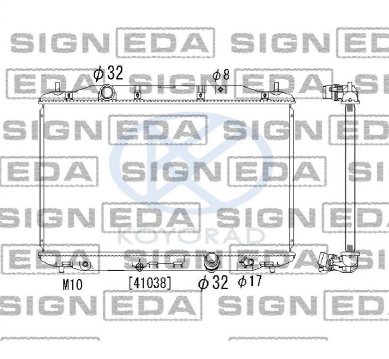 Signeda RA68135Q Chłodnica, układ chłodzenia silnika RA68135Q: Dobra cena w Polsce na 2407.PL - Kup Teraz!