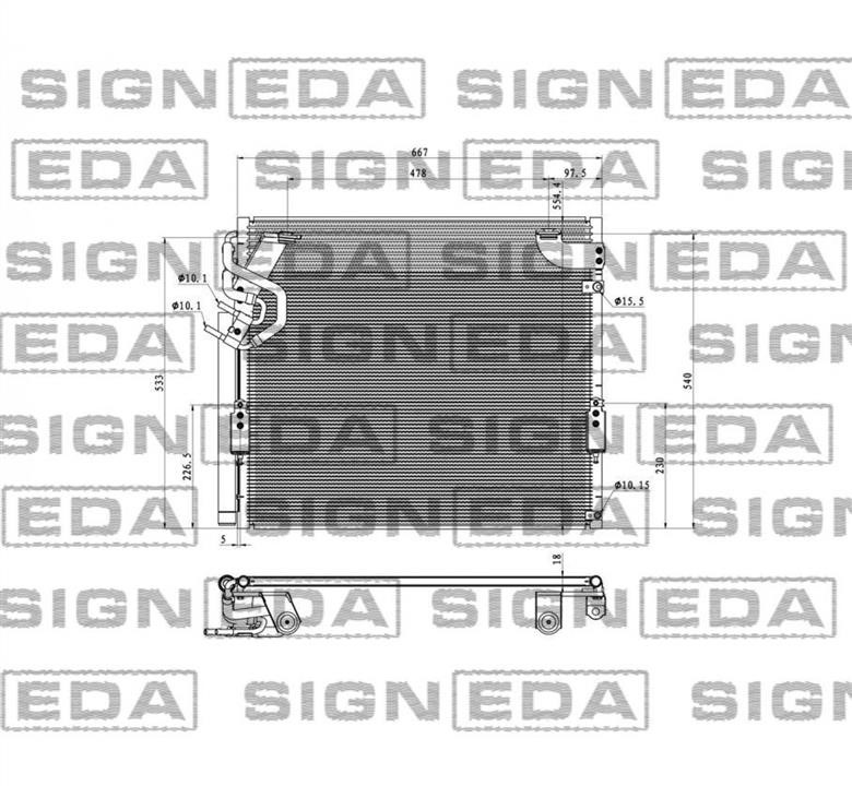 Signeda RC4284 Cooler Module RC4284: Buy near me in Poland at 2407.PL - Good price!