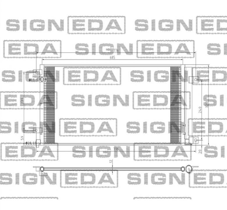 Signeda RC94774 Cooler Module RC94774: Buy near me in Poland at 2407.PL - Good price!