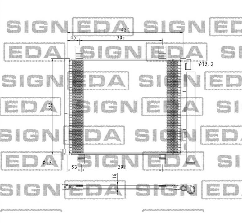 Signeda RC940254 Cooler Module RC940254: Buy near me in Poland at 2407.PL - Good price!