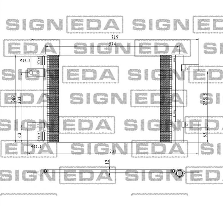 Signeda RC940458 Cooler Module RC940458: Buy near me at 2407.PL in Poland at an Affordable price!