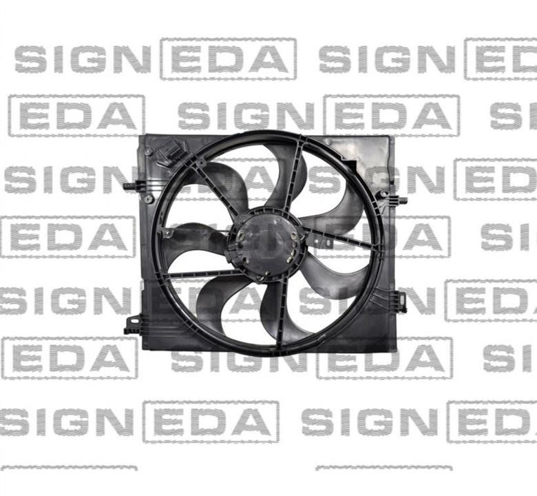 Signeda RDDS67083A Radiator fan with diffuser RDDS67083A: Buy near me in Poland at 2407.PL - Good price!