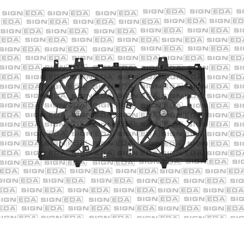 Signeda RDDS67095A Condenser fan assembly RDDS67095A: Buy near me in Poland at 2407.PL - Good price!