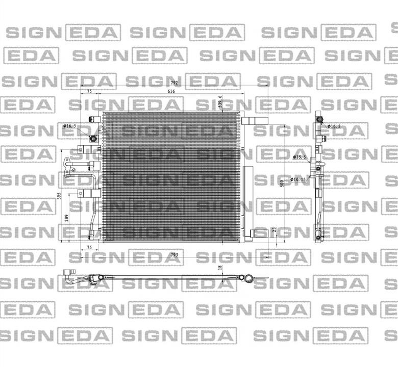 Signeda RDG39061A Cooler Module RDG39061A: Buy near me in Poland at 2407.PL - Good price!