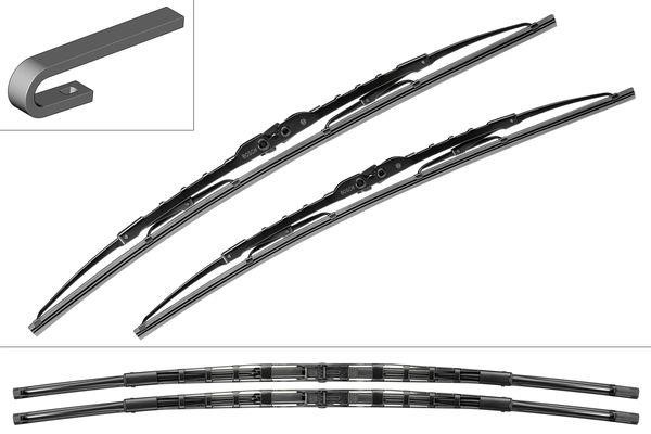 Bosch 3 397 001 532 Bosch Twin Frame Wiper Brush Set 700/700 3397001532: Buy near me in Poland at 2407.PL - Good price!