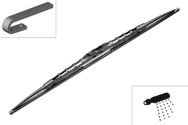 Bosch 3 397 011 238 Frame wiper blade Bosch Twin 700 mm (28") 3397011238: Buy near me in Poland at 2407.PL - Good price!