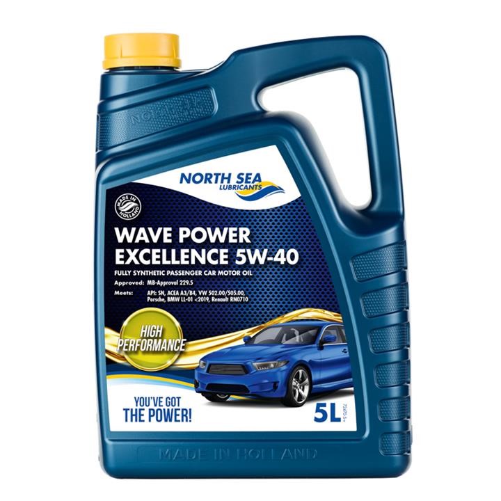 North Sea Lubricants 72470/5 Engine oil North Sea Lubricants Wave power EXCELLENCE 5W-40, 5L 724705: Buy near me in Poland at 2407.PL - Good price!