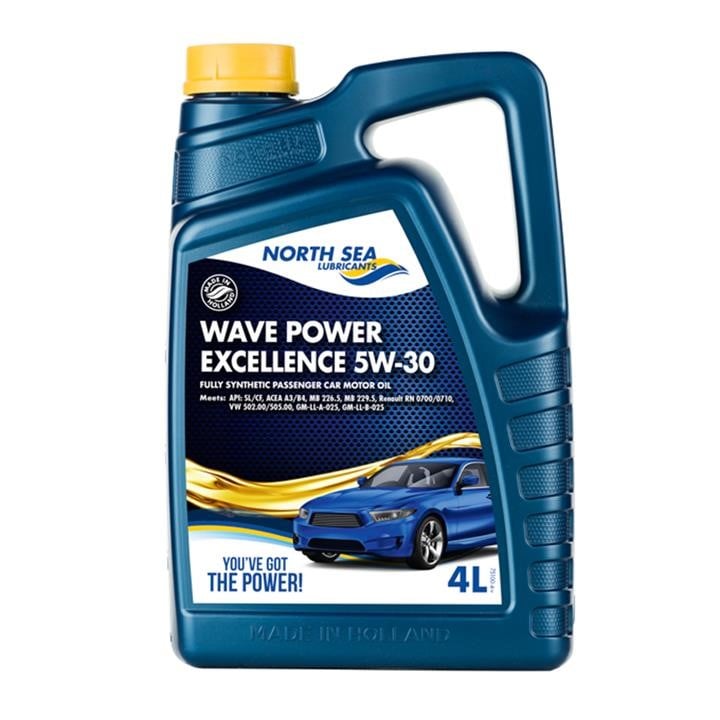 North Sea Lubricants 75100/4 Engine oil North Sea Lubricants Wave power EXCELLENCE 5W-30, 4L 751004: Buy near me in Poland at 2407.PL - Good price!