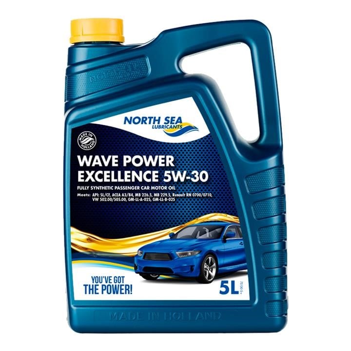 North Sea Lubricants 75100/5 Engine oil North Sea Lubricants Wave power EXCELLENCE 5W-30, 5L 751005: Buy near me in Poland at 2407.PL - Good price!
