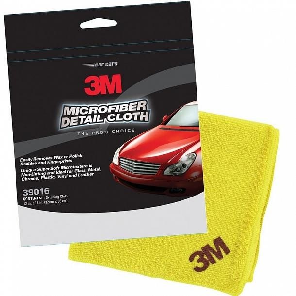 3M 39016 Microfibre Detail Cloth 32x36cm, yellow 39016: Buy near me in Poland at 2407.PL - Good price!